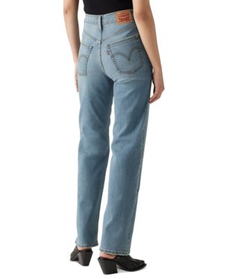 Women's Ribcage High-Rise Straight-Leg Jeans