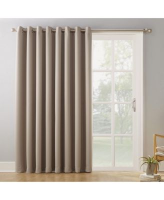 Preston Extra-Wide Blackout Grommet Sliding Patio Door Curtain Panel