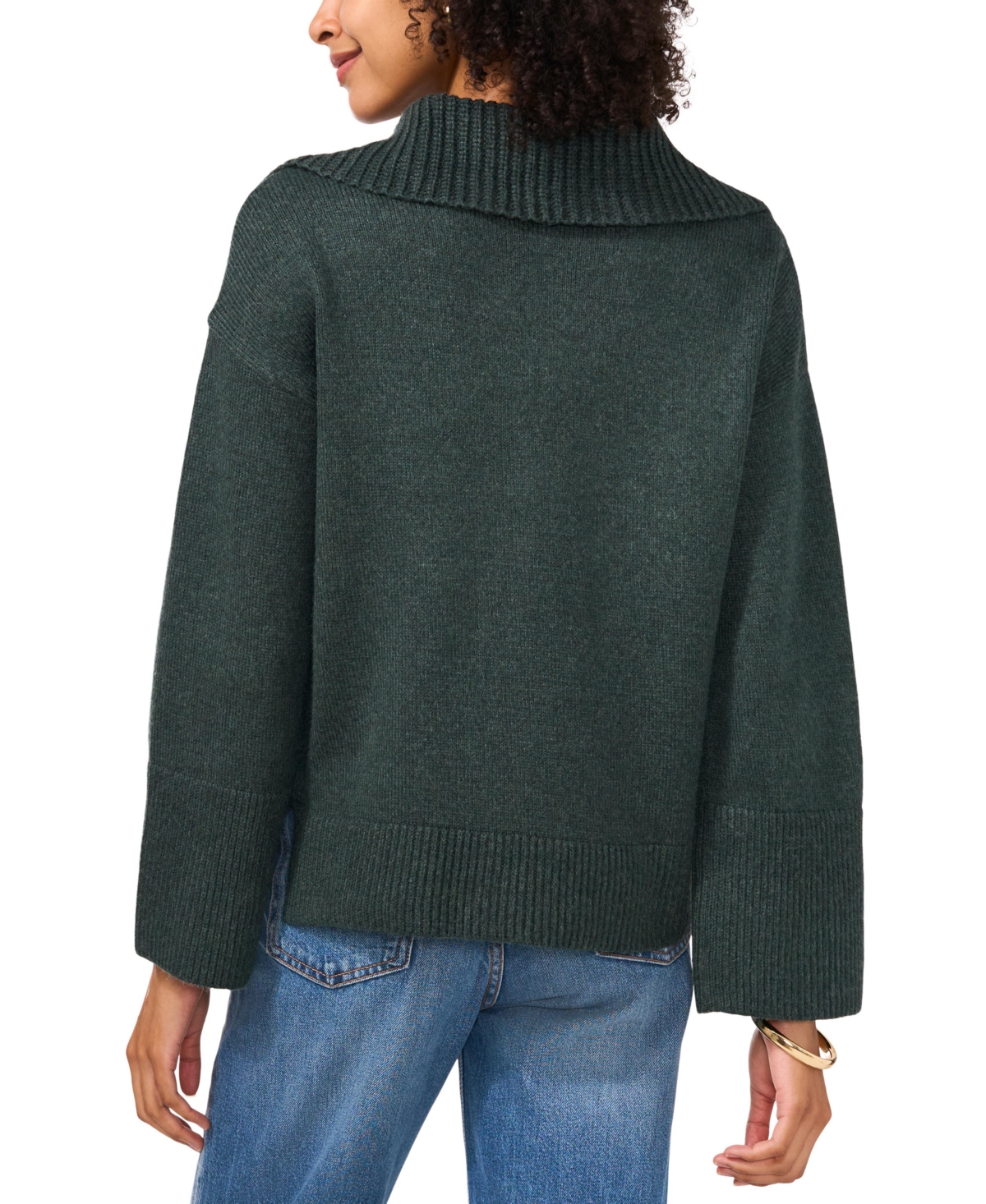 Vince Camuto Women's Wide-Collar Split-Neck Sweater