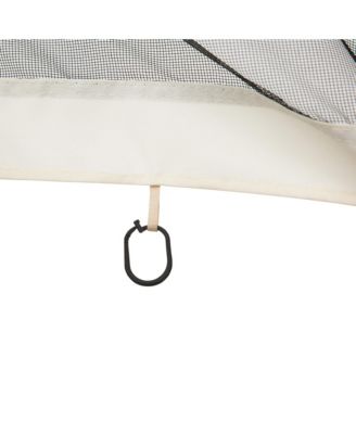 10' x 13' Gazebo/Tent Sidewall Netting with Zippers (Cream)