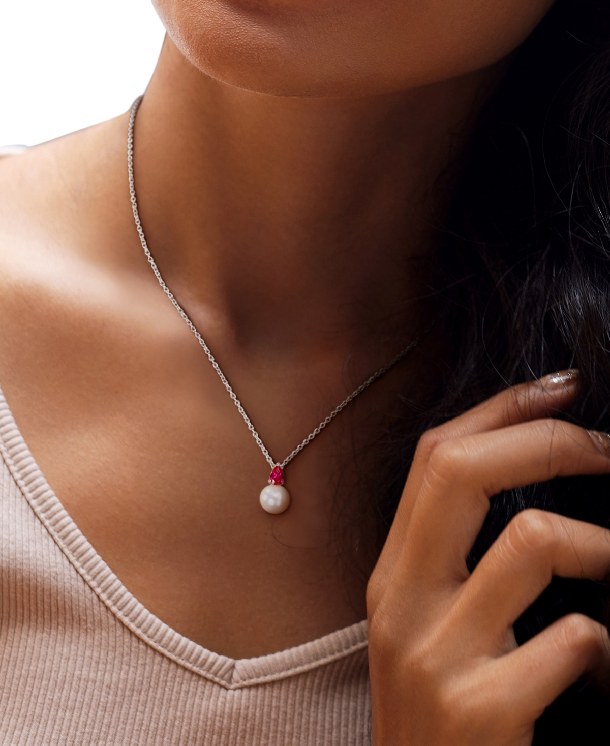 Cultured Freshwater Pearl (8-1/2mm) Birthstone 18