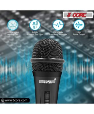 Microphone XLR Dynamic Karaoke Singing Handheld Microfono Professional Vocal DJ Music Mic - 2PCS