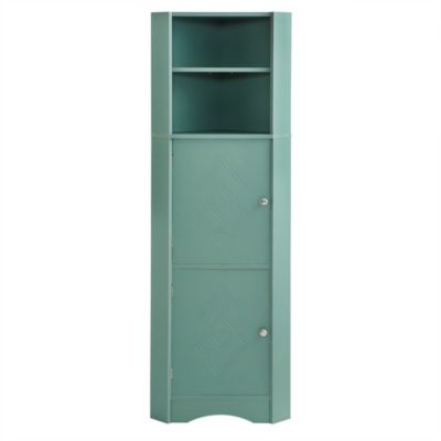 Streamdale Freestanding Bathroom Corner Cabinet with Shelves