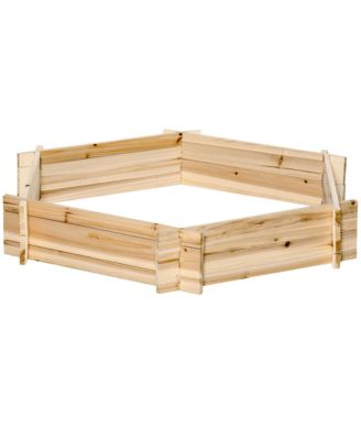 Hexagon Raised Garden Bed (39" x 36" x 6")