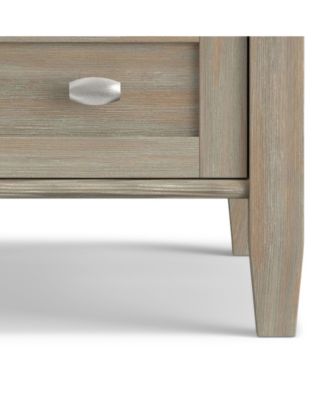 Warm Shaker Narrow Side Table