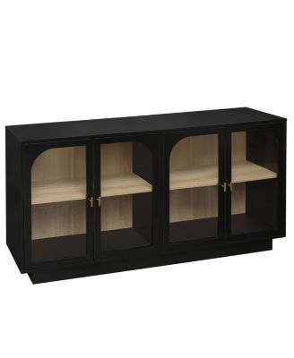 Storage Cabinet with Acrylic Door for Living Room, Dining Room, Study