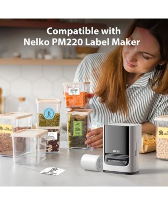 Genuine 2"x1.18" thermal labels for PM220. Waterproof, multi-purpose self-adhesive paper. 1 roll of 230 labels, white