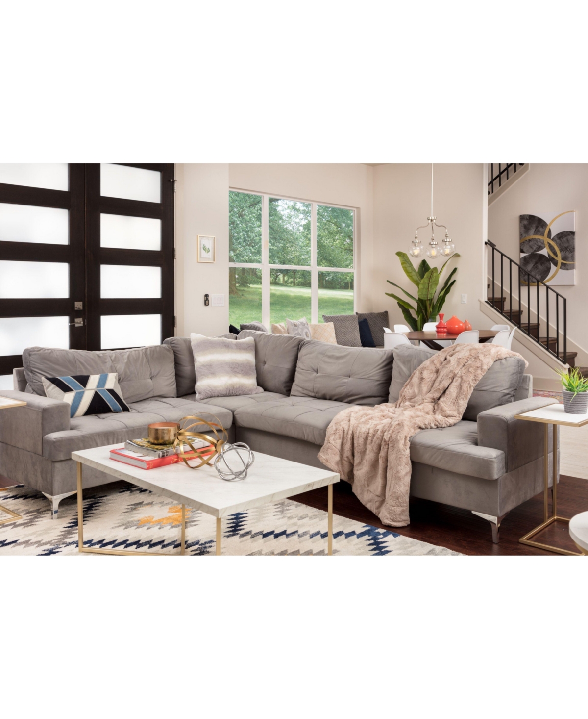 Chanasya Premium Soft Wave Faux Fur Throw Blanket - Soft, Lightweight Reversible Sherpa & Minky Blanket - 50" x 65” - Yellow