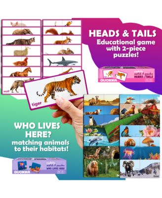 5X MEGASET Matching Puzzles for Toddlers 3-5 - Numbers, Animals, Opposites