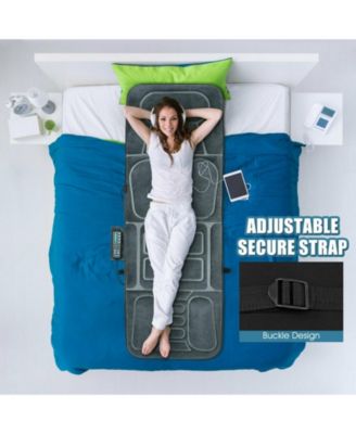 Foldable Massage Mat with Heat and 10 Vibration Motors