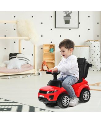 3 In 1 Ride on Push Car Toddler Stroller Sliding Car with Music