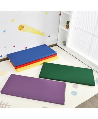5 Pack 2 Inch Toddler Thick Rainbow Rest Nap Mats