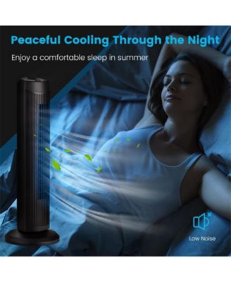 Fantask 35W 28 Inch Quiet Bladeless Oscillating Tower Fan