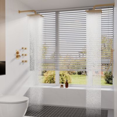 Single Handle 1-Spray Thermostatic 4-function Shower Faucet