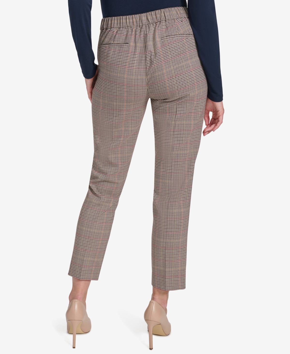 Tommy Hilfiger Women's Hillside Plaid Cropped Pants