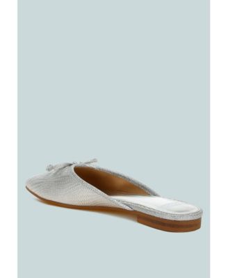 Jaylor Party Bow Slip-On Mules