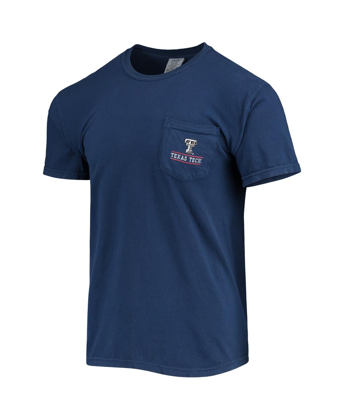 Image One Men's Navy Texas Tech Red Raiders Campus Americana T-shirt In Navy