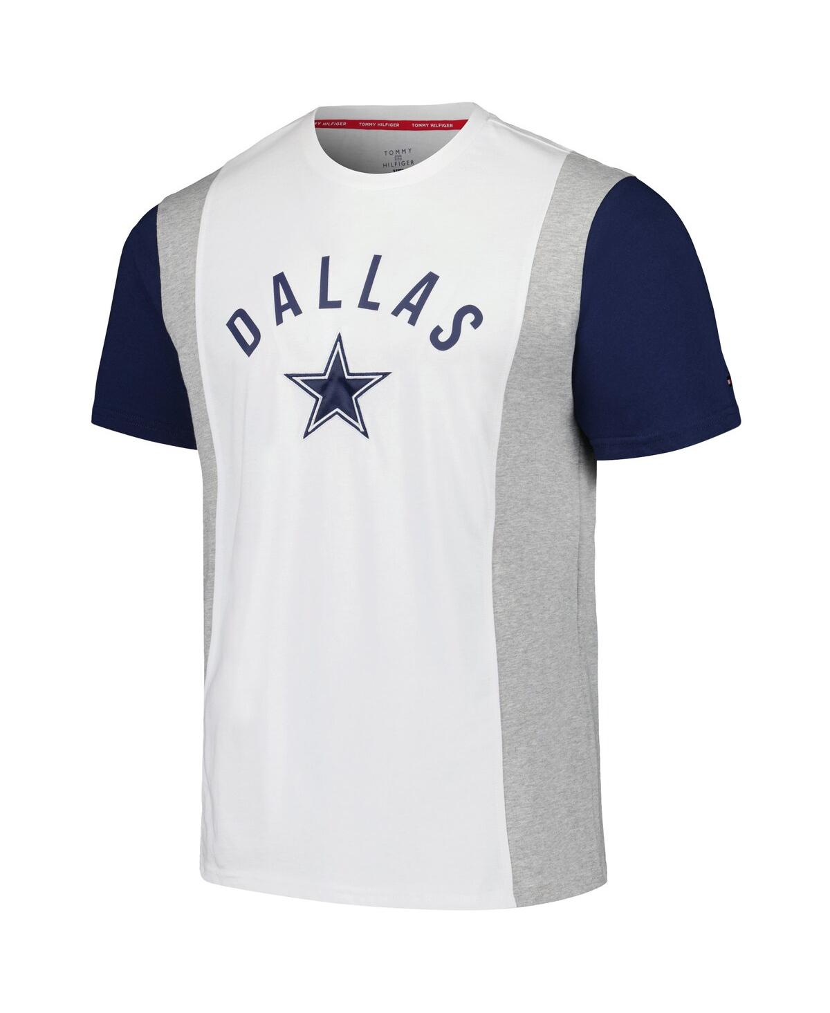 Tommy Hilfiger Men'sDallas Cowboys Philip T-Shirt - White, Gray