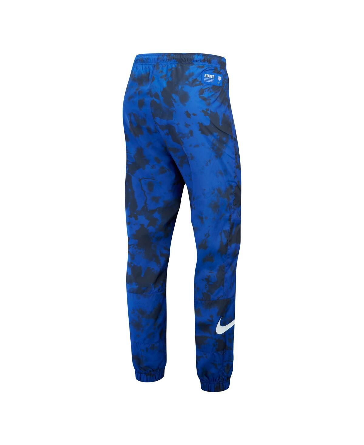 Nike Blue Usmnt Essential Tie-dye Joggers In Blue