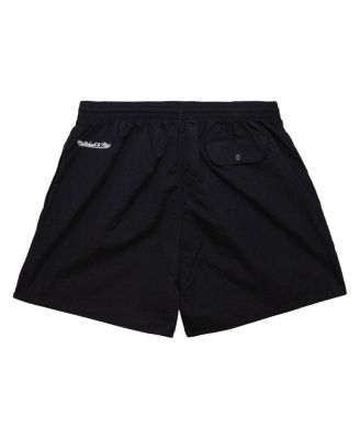 Men's Black Los Angeles Lakers Team Essentials Nylon Shorts