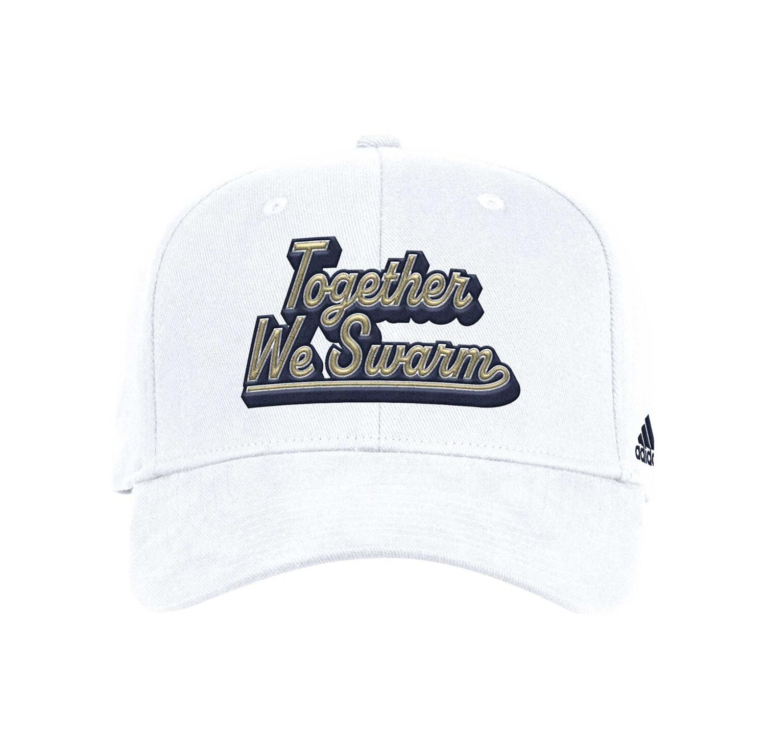 Men's White Georgia Tech Yellow Jackets Chant Flex Hat
