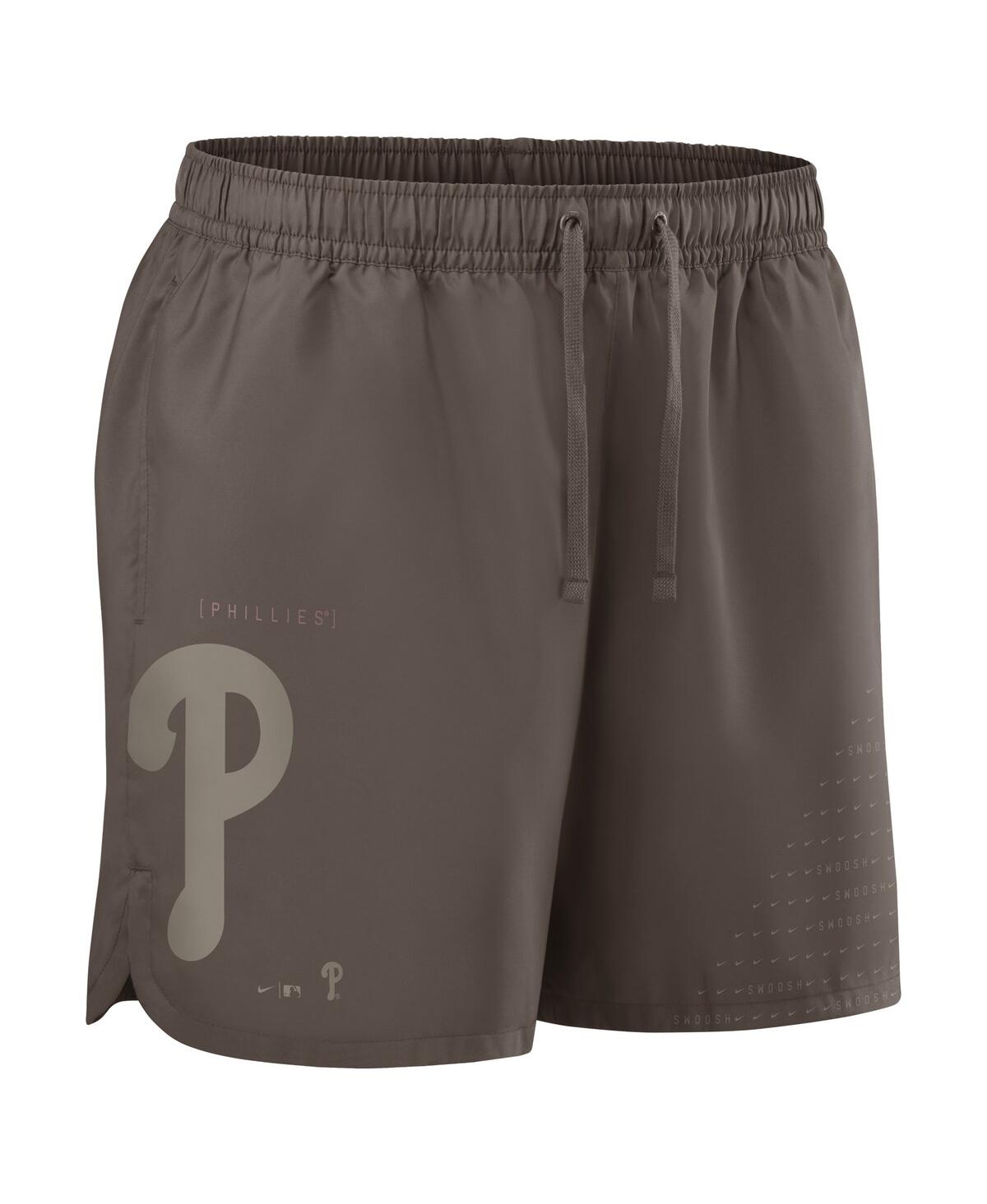 Nike Men'sPhiladelphia Phillies Statement Shorts - Light Brown