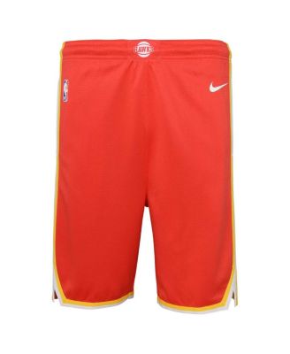 Big Boys and Girls Red Atlanta Hawks Swingman Performance Shorts – Icon Edition