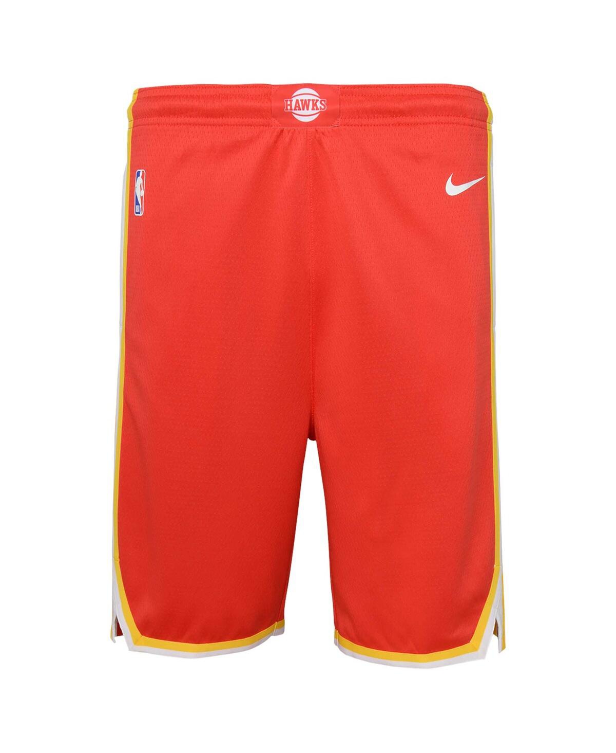 Nike Big Boys And Girls Red Atlanta Hawks Swingman Performance Shorts – Icon Edition In Red