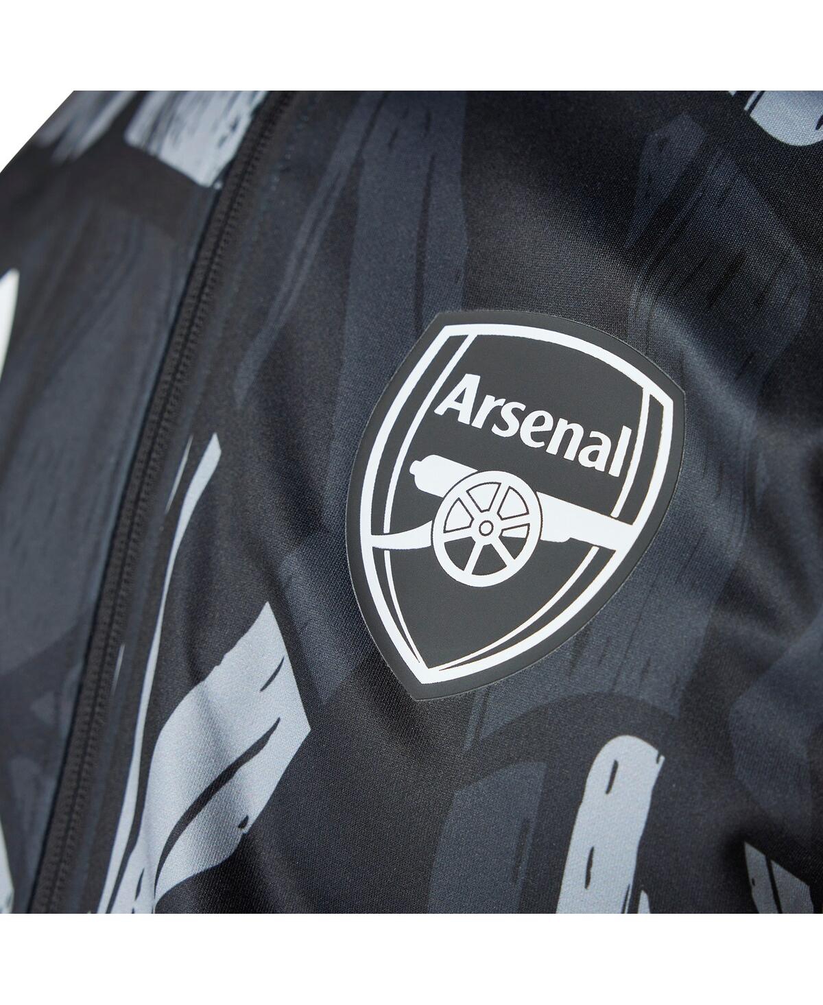 Adidas Men'sArsenal 2024/25 Full-Zip Track Jacket - Black