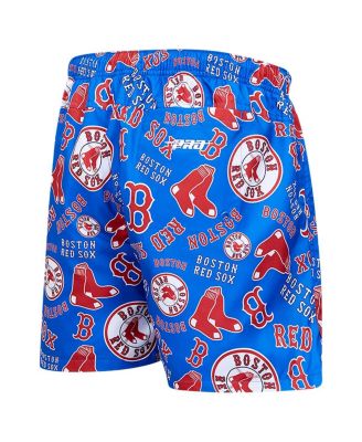Men's Navy Boston Red Sox Toss Logo Woven Shorts