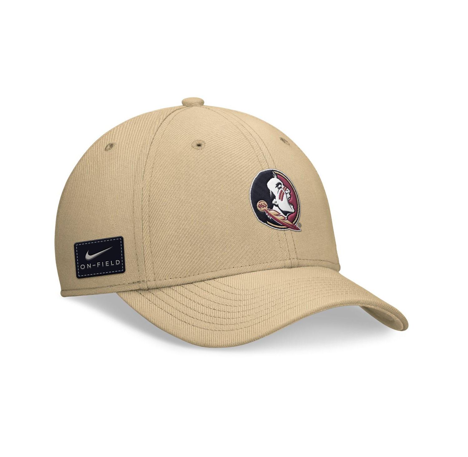 Men's Gold Florida State Seminoles 2024 On-Field Swoosh Flex Hat