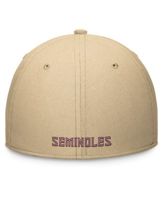 Men's Gold Florida State Seminoles 2024 On-Field Swoosh Flex Hat