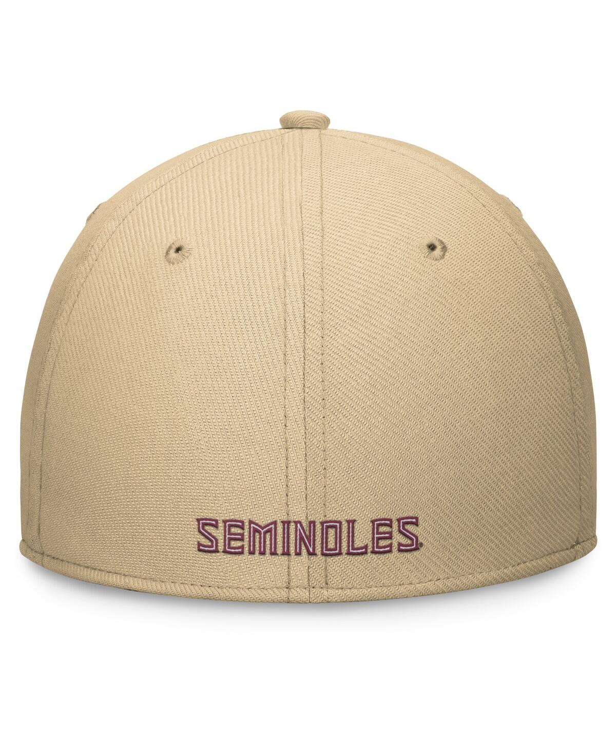 Nike Men's Gold Florida State Seminoles 2024 On-field Swoosh Flex Hat In Gold