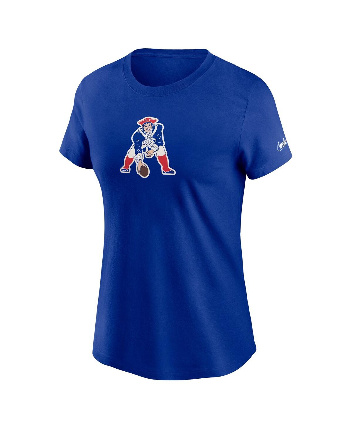 Nike Women's Royal New England Patriots Primary Logo T-shirt In Royal
