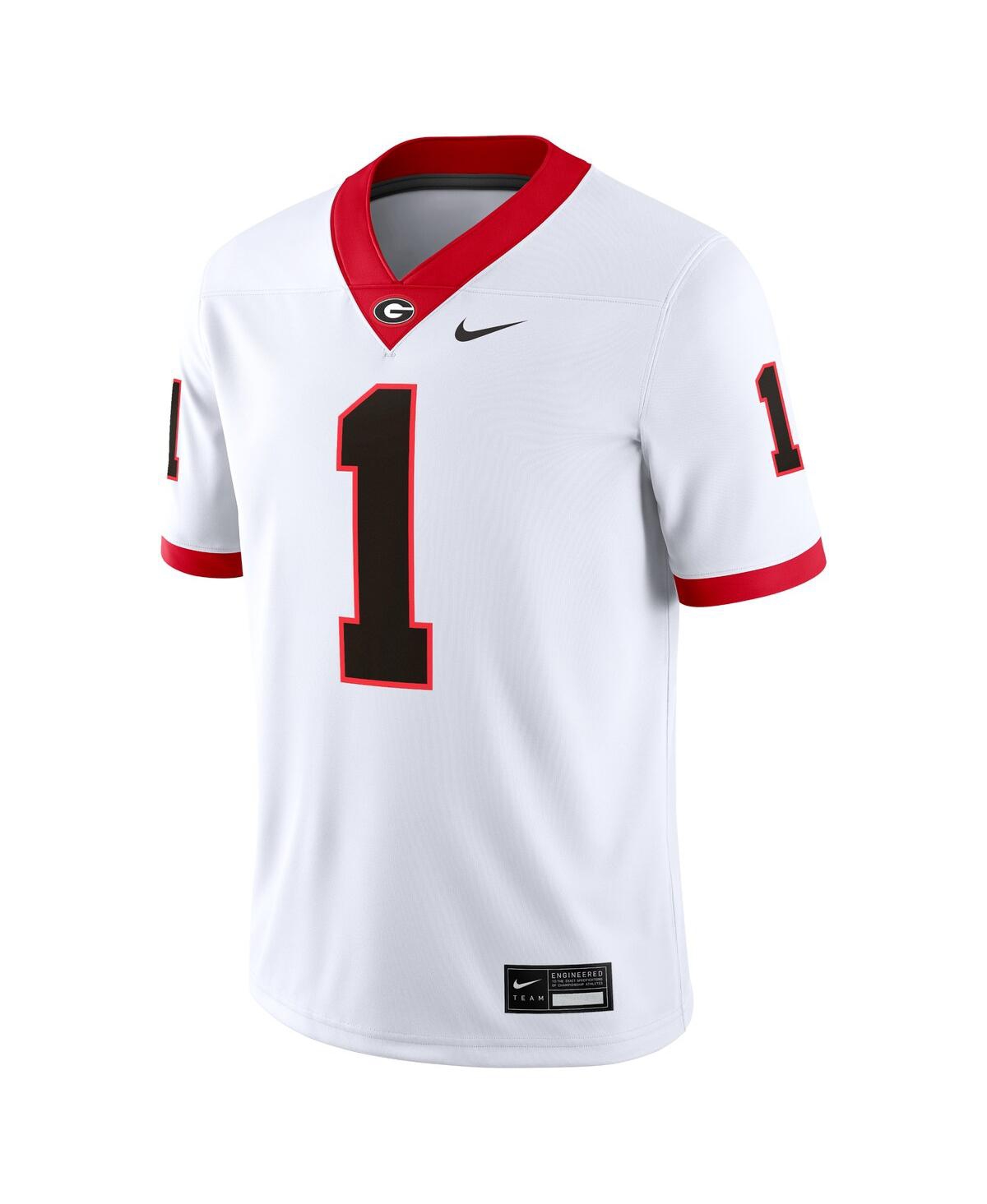 Nike Men's 1Georgia Bulldogs Game Jersey - White