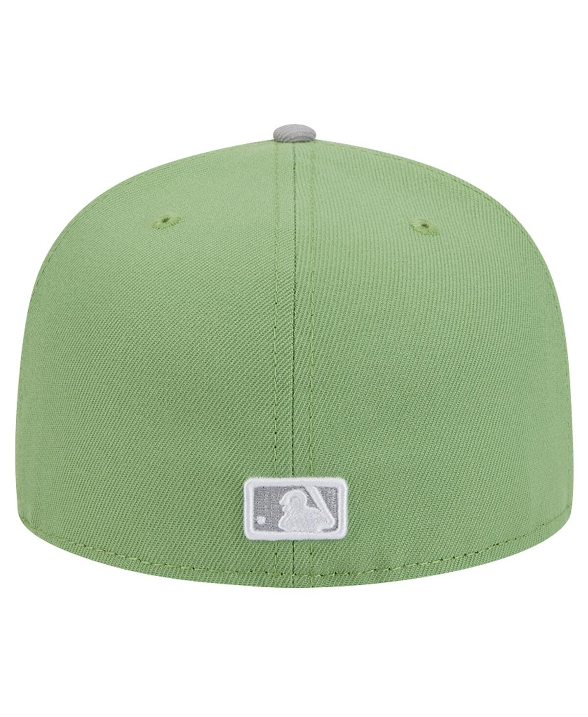 New Era Men'sGray Oakland Athletics Two-Tone Color Pack 59FIFTY Fitted Hat - Green, Gray