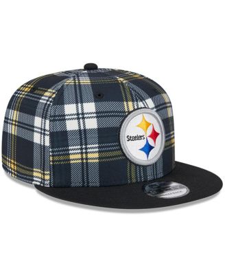 Men's Black Pittsburgh Steelers 2024 Sideline Statement 9FIFTY Snapback Hat