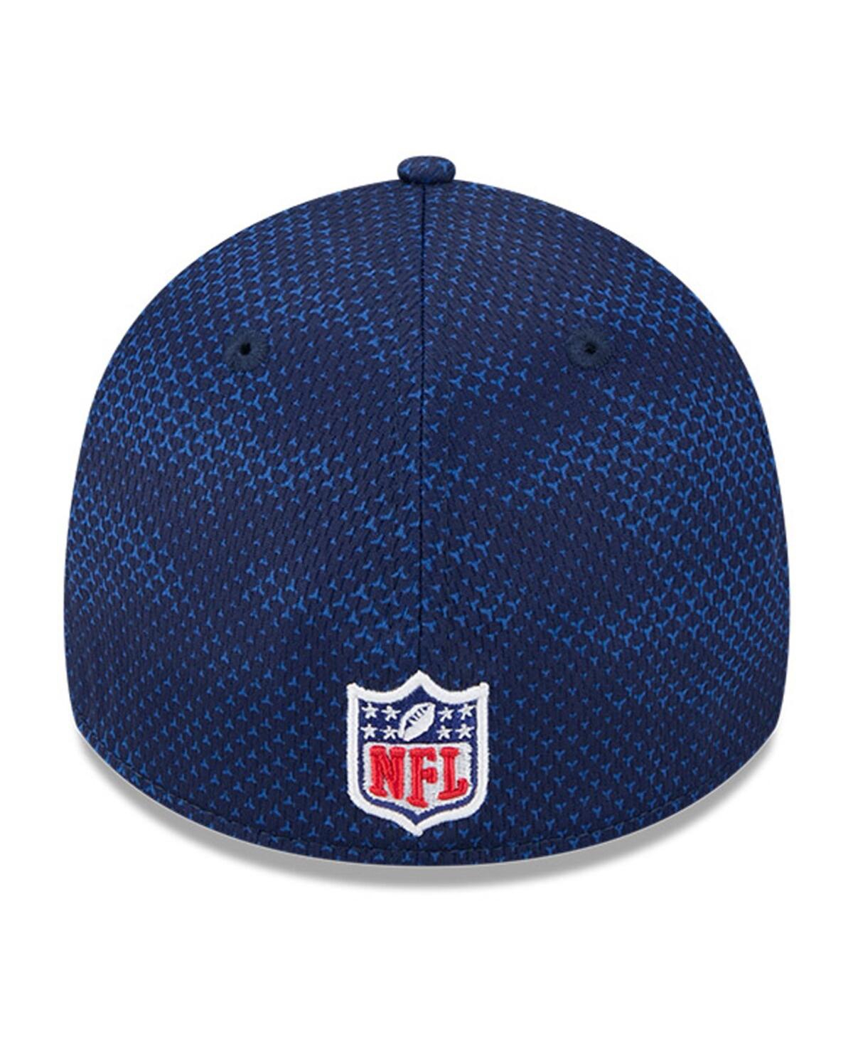 Shop New Era Men's Navy Tennessee Titans 2024 Sideline 39thirty Flex Hat