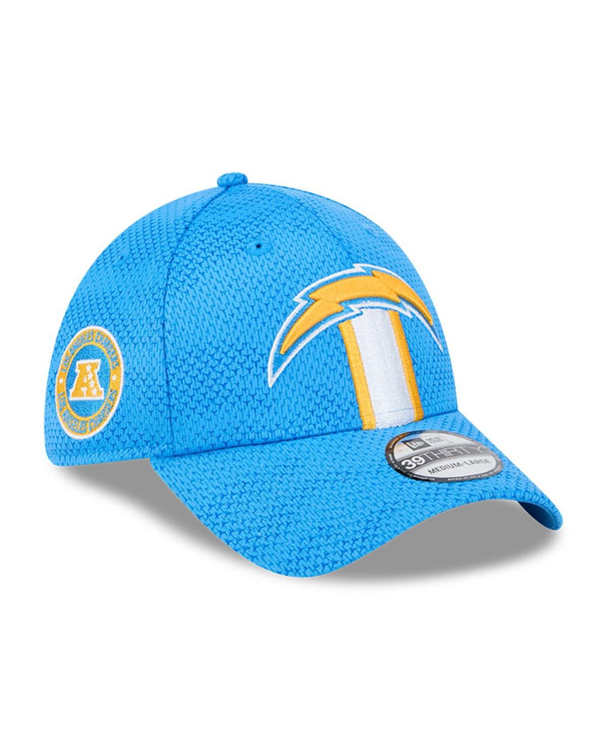 New Era Men'sLos Angeles Chargers 2024 Sideline 39THIRTY Flex Hat - Powder Blue
