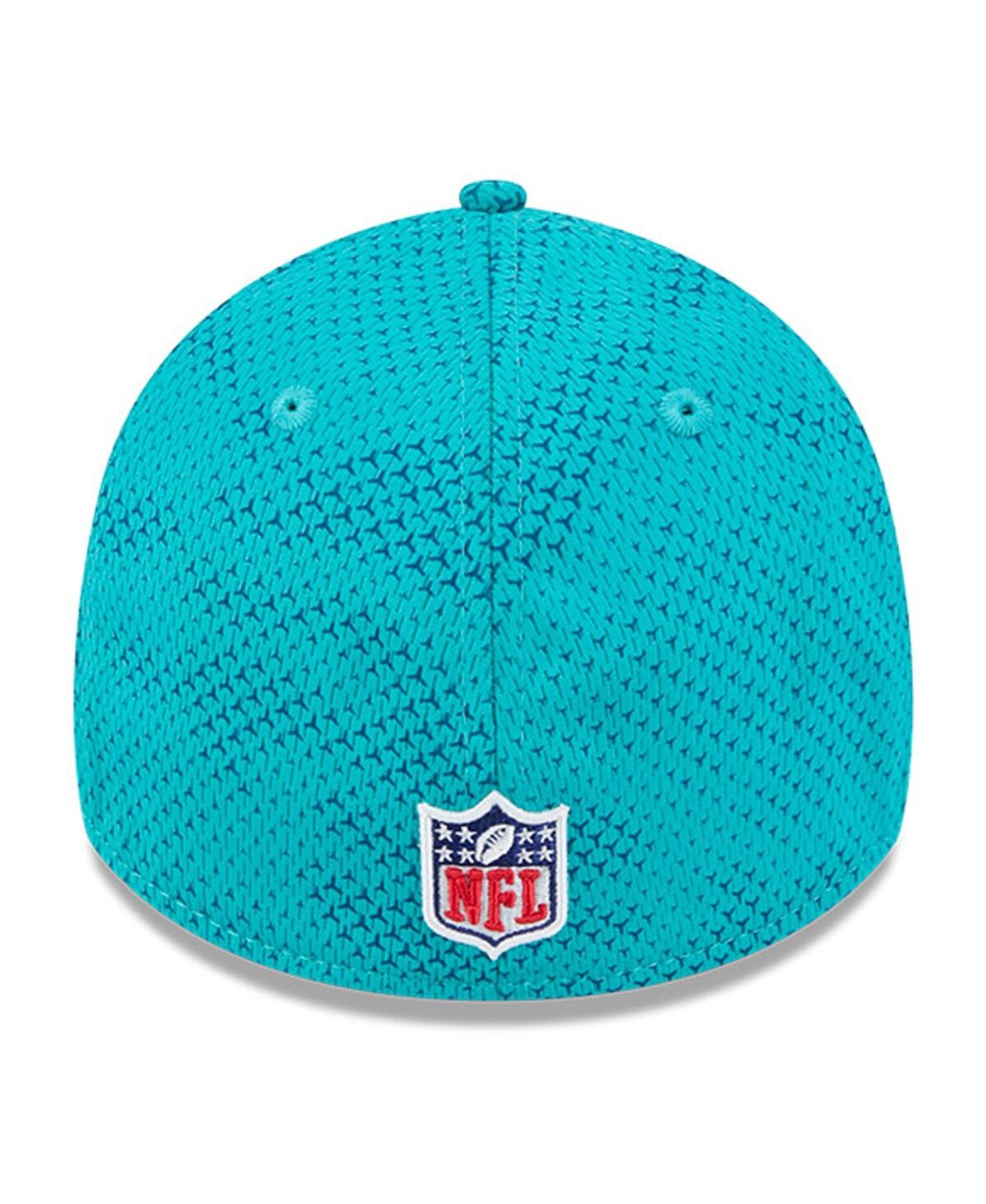 New Era Men'sMiami Dolphins 2024 Sideline 39THIRTY Flex Hat - Aqua