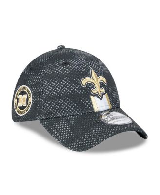 Men's Black New Orleans Saints 2024 Sideline 39THIRTY Flex Hat