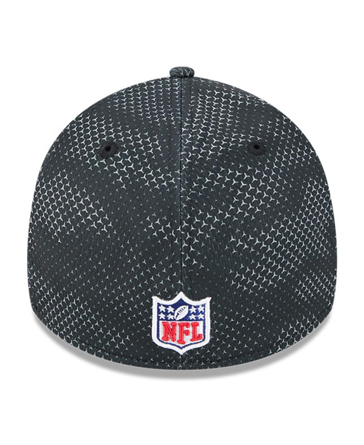 New Era Men'sPhiladelphia Eagles 2024 Sideline 39THIRTY Flex Hat - Black