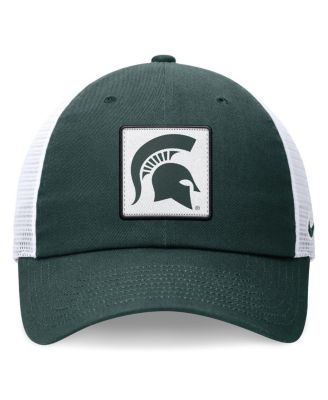 Men's Green/White Michigan State Spartans Primetime Club Trucker Adjustable Hat