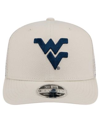 Men's Natural West Virginia Mountaineers Canvas 9SEVENTY Stretch-Snap Hat
