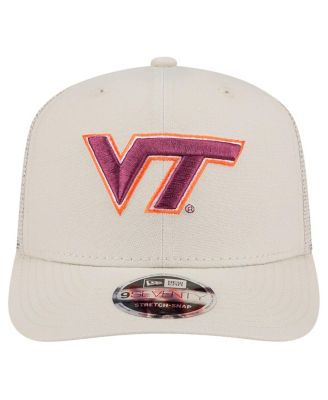 Men's Natural Virginia Tech Hokies Canvas 9SEVENTY Stretch-Snap Hat