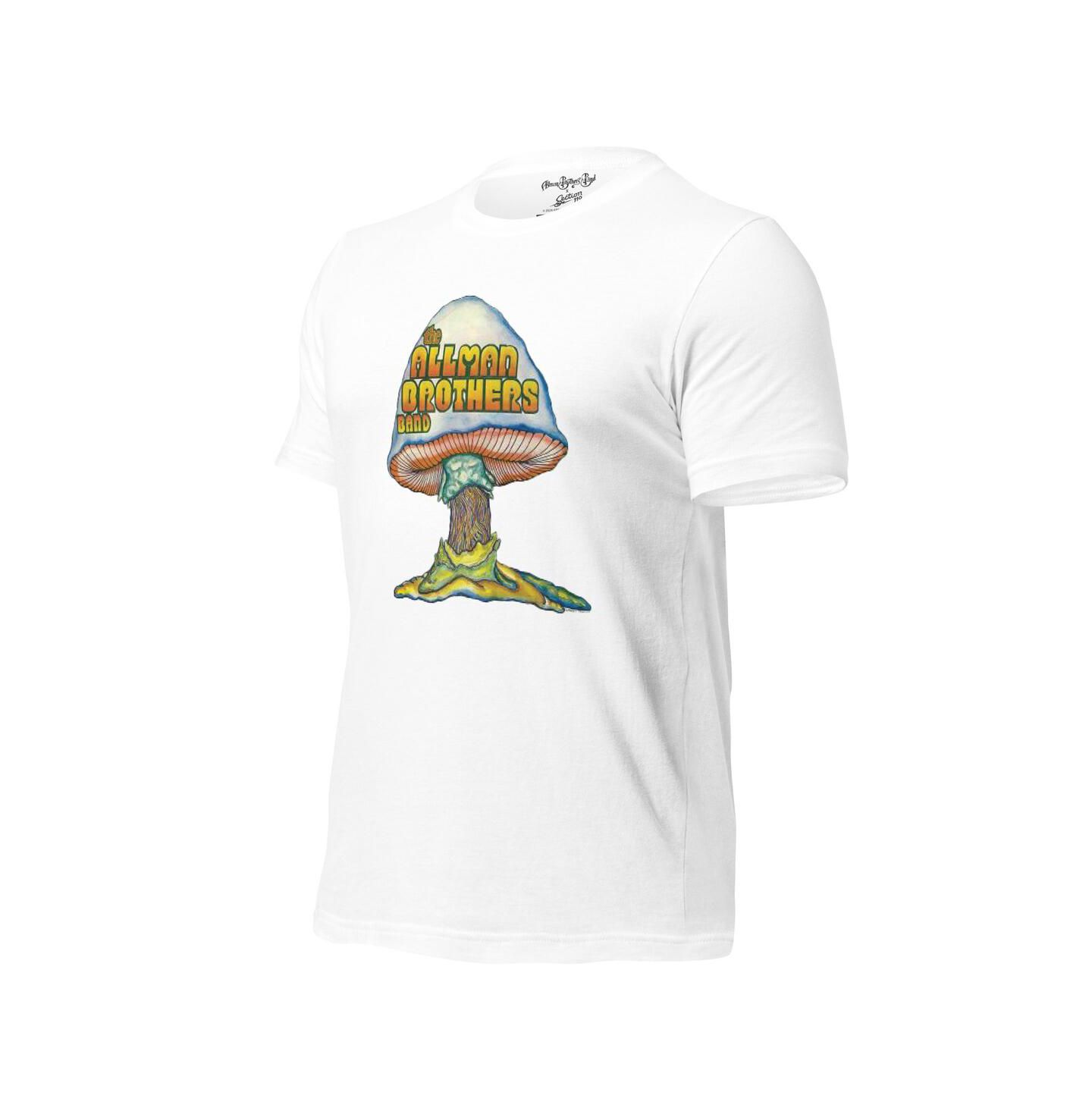 Футболка Section 119 White The Allman Brothers Band Color Mushroom Tri-Blend — фото 1