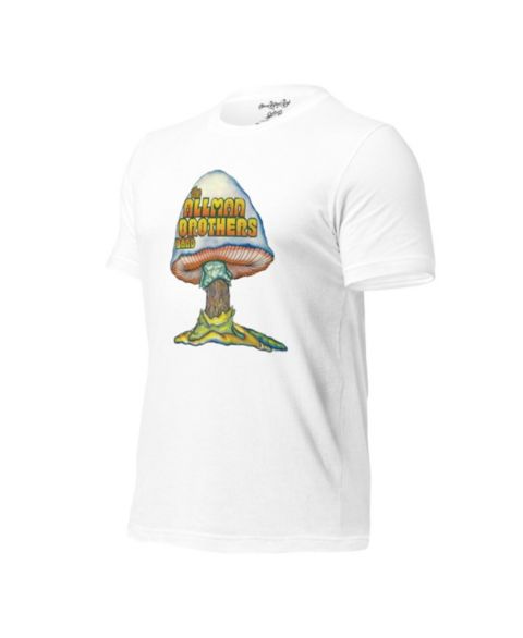 Футболка Section 119 White The Allman Brothers Band Color Mushroom Tri-Blend