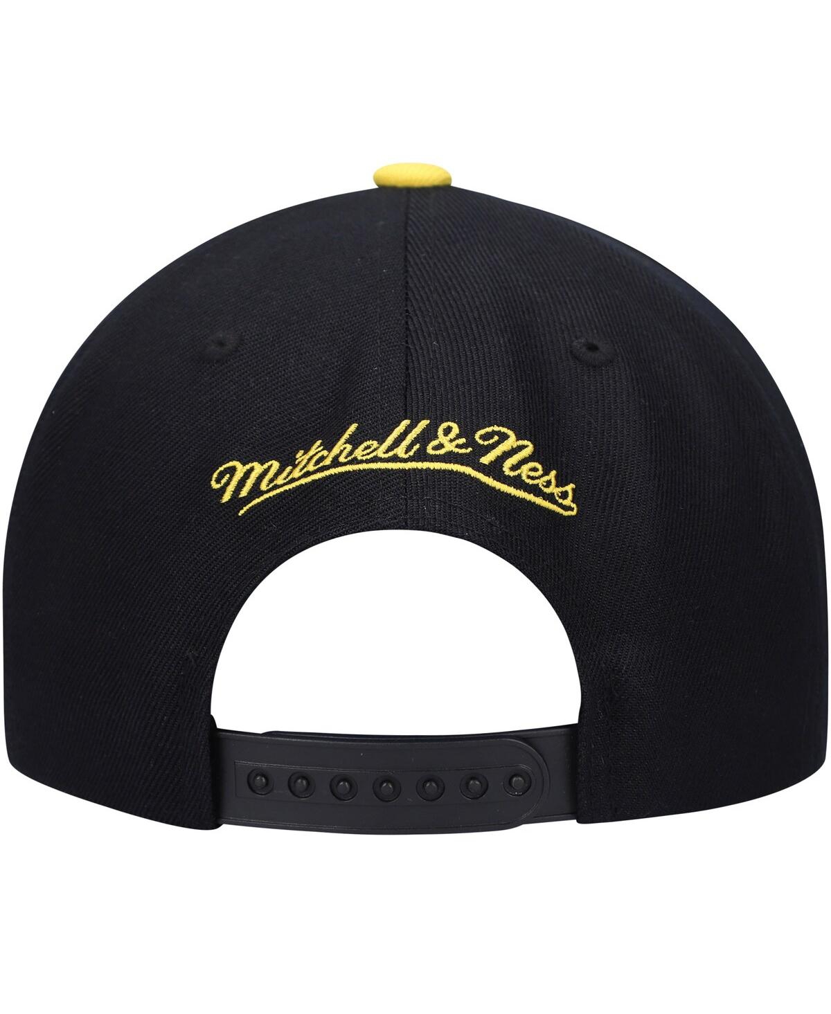 Mitchell & Ness Men's White/yellow Chicago Bulls Day One Snapback Hat In White,yellow