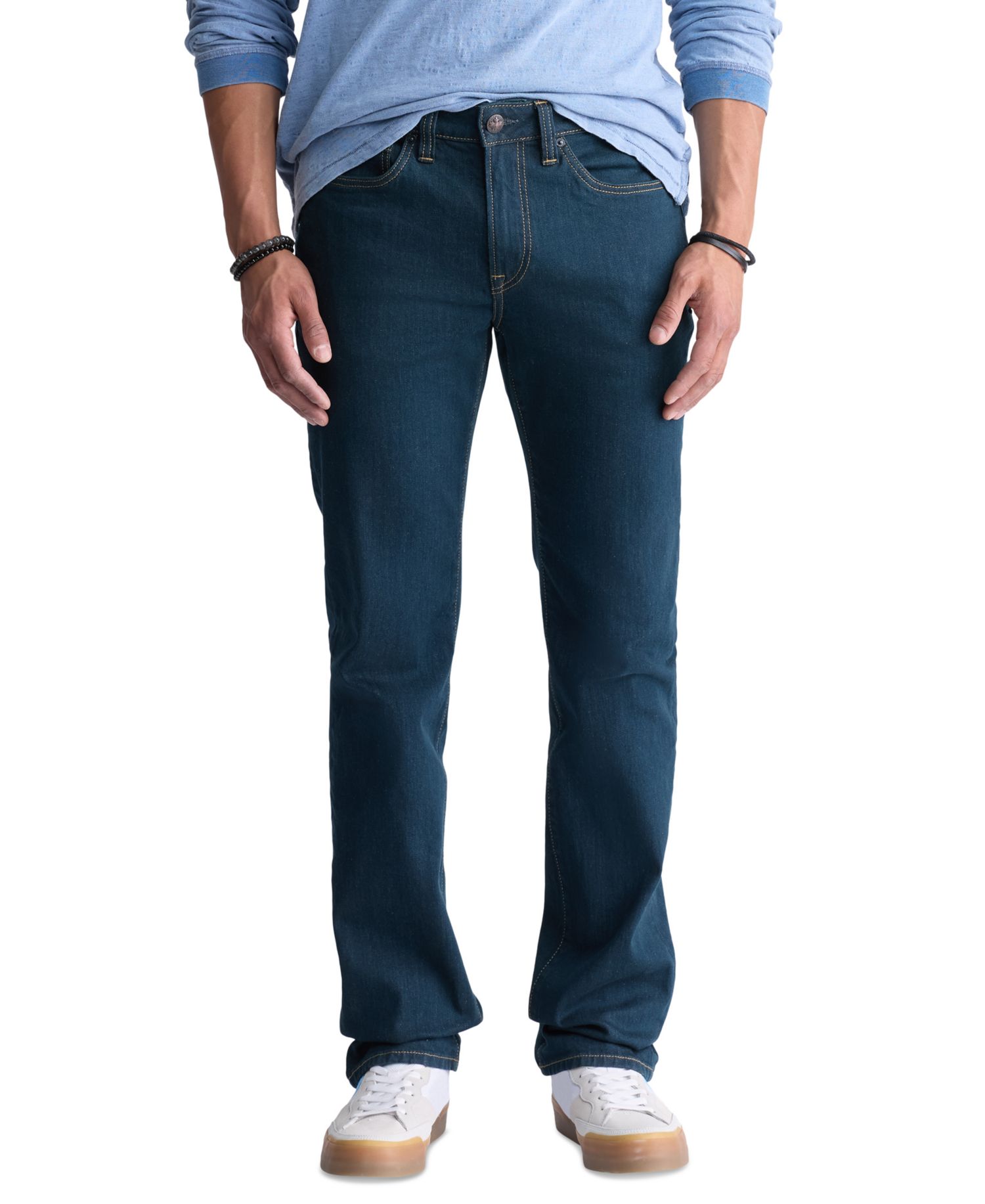 Men's Straight Six Jeans in Tinted Indigo