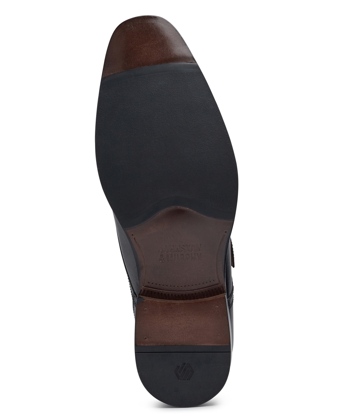 Johnston & Murphy Men's Richland Monk Strap Dress Shoes In Black Full Grain